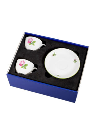 Porcelain Espresso Wiener Rose Tea Set