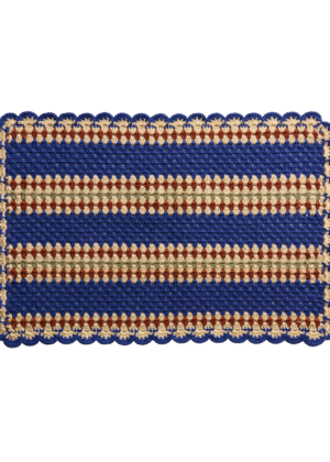 Hand-Crocheted Cotton Ramses Placemat Set, Set of 2