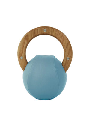 Wooden & Leather Kettlebell (4 kg)