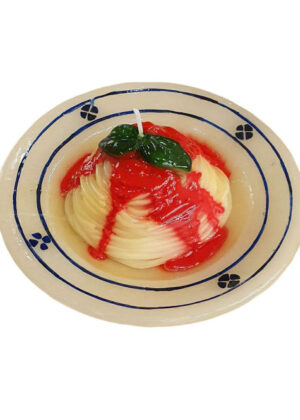 Spaghetti Plate Wax Candle
