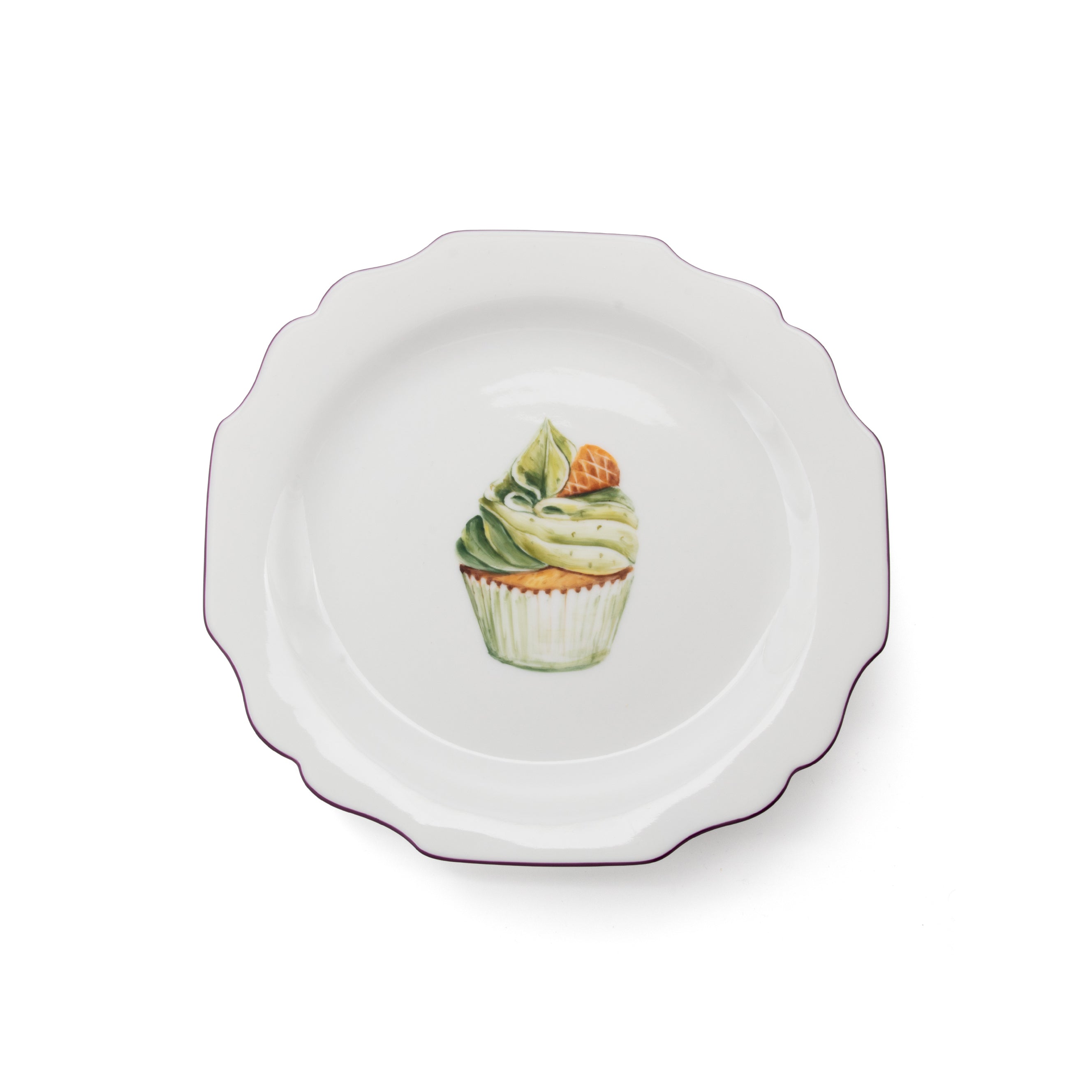 fête Exclusive Cupcake Dessert Plate - Image 2